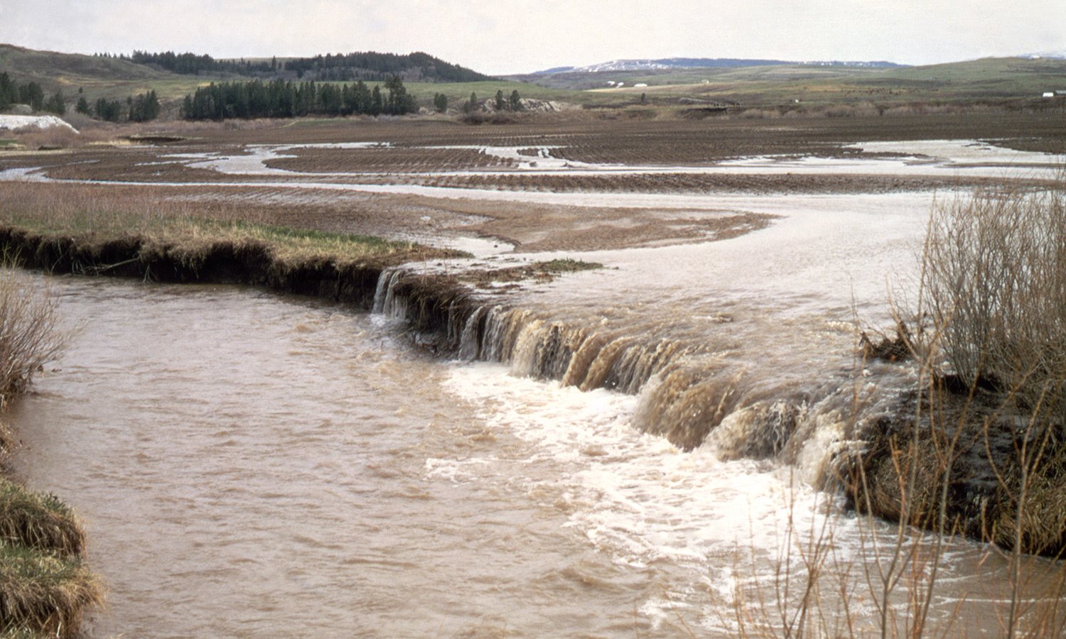 Water erosion in Montana