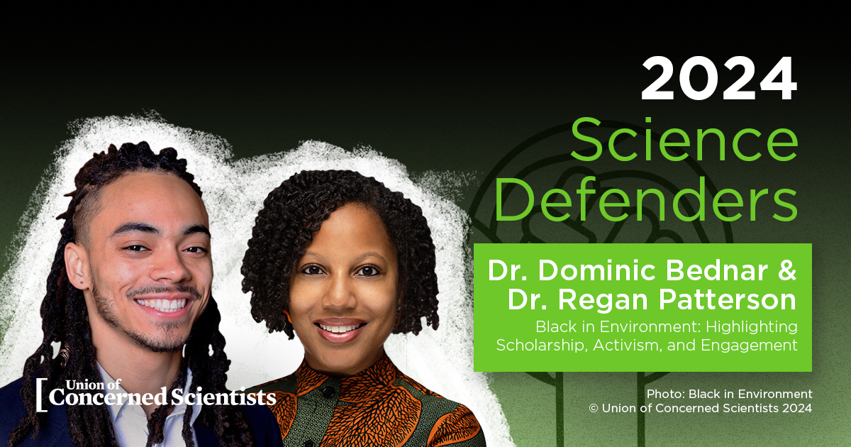 2024 Science Defenders Dominic Bednar and Regan Patterson